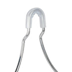 Bath Bliss Design Chrome, Resistant, 2 Tier Contoured Caddy, Over The Shower Head, Rust Proof, Bathroom Organizer with Hooks for Hanging Razor, Sponge, Shampoo Holder (Model: 4662)