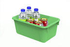 Storex Small Cubby Bins, Pack of 5, 12.2 x 7.8 x 5.1 Inches, Green (62417U05C) - color: Green, style: Bin Only