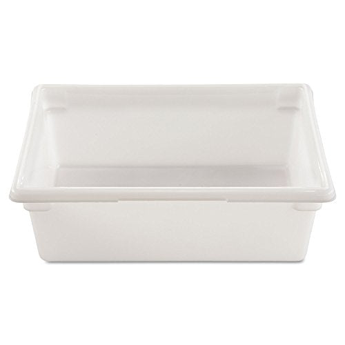 Rubbermaid Commercial Products Food Storage Box/Tote for Restaurant/Kitchen/Cafeteria, 12.5 Gallon, White - color: White, size: 12.5 Gal, style: Container
