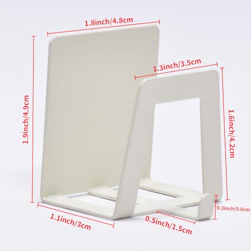 4 Pack Pot Lid Holders with Hook, Pot and Pan Hangers for Kitchen Inside Cabinet Wall Mount Rack Cabinet Door Lid Organizer, Save More Space, White - color: White