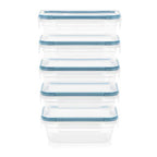 Snapware Total Solutions (3 Cup) Plastic Food Storage Containers Set, Airtight & Leakproof Locking BPA-Free Lids Tupperware, Freezer Dishwasher Microwave Safe (Pack of 10) - size: 10 Pack, style: 3 Cup