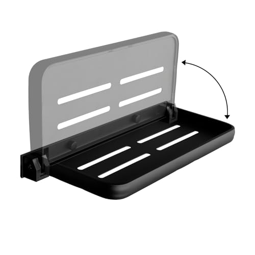 RV Fold-Down Shelf - Wall-Mounted Folding RV Shelves - Compact Camper & Trailer Accessory for Interior Organization - Space-Saving,Waterproof & Rust-Proof, Aluminum