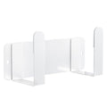 Stainless Steel Wall Mounted Cutting Board Holder Punch-Free Adhesive Multifunctional Kitchen Organizer Pot Lid Storage Rack 7" x 2.3" x 1.8" White - color: White