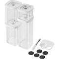 ZWILLING Fresh & Save Cube Box Set, 6-pc, Plastic, Airtight Dry Food Storage Container, Small Cube Set - size: 6 Pieces S