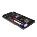 TRU RED Expandable Plastic Drawer Organizer, 7‑Compartment, Black – Adjustable Desk & Drawer Storage for Office Supplies