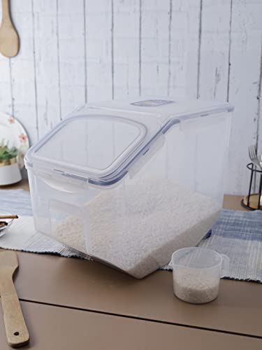 Lock & Lock Bulk Storage Bins Food Storage Container with Wheels (50.72-Cup) - size: 50.72-Cup