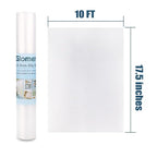 Shelf Liner, Non-Slip Cabinet Liner, Washable Oil-Proof for Kitchen Cabinet, Shelves, Refrigerator, Storage, Desks, 17.5 Inches x 10 FT, Non Adhesive Drawers Liner (17.5 Inches x 10 FT)… Clear - size: 17.5"W x 120"L