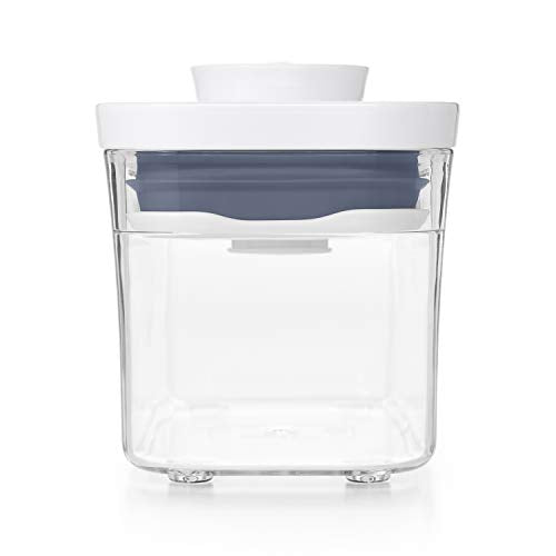 OXO Good Grips POP Container - Slim Rectangle Mini 0.4 Qt - color: White, size: 0.4 Qt - Rectangle