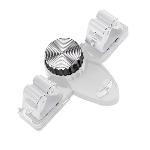 Mop and Broom Holder Wall Mount - Broom Mop Hanger | Utility Rack, Tool Organizer Rack, Gripper for Home Kitchen Garden Laundry Garage - color: White