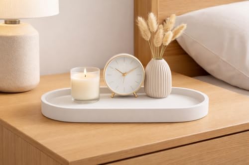 Happitasa Premium 12” x 5” Silicone Vanity Tray | Sink and Surface Organizer with Sturdy Non-Slip Base | Heat Safe, Dishwasher Safe (Black) - color: Black
