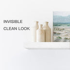 QEEIG Floating Shelves for Wall Bathroom Shelf Bedroom Kitchen Living Room Farmhouse Small Book Shelf 16 inch Set of 4, White (015-W4) - color: B. White, size: 4pcs