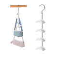 Purse Organizer Purse Organizer for Closet Purse Hanger-360 °Rotation,Curved Design, No Fear of Deformation of The Bag Strap，Premium and Smooth Purse Hook (White 1 Piece) - size: White 1 piece