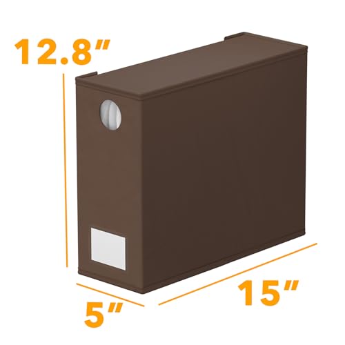 SpaceAid 4 Pack Bed Sheet Organizers and Storage, Foldable Sheet Organizer for Linen Closet, Sheets Set Folder Keeper with Window XL (Queen & King Size) Bedding Container (Brown, 4 Pack) - color: Brown, size: 4 Pack