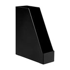 Amazon Basics Plastic Desk Organizer Vertical Magazine Rack and File Holder, Black, 12-Pack - size: 12 pack
