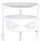 5 Tier Rotating Storage Shelf with Lockable Casters, Circular Rotating Basket Large Storage Rack with 360° Wheels 180° Rotating Multi-Layer Kitchen Storage Shelf (5 Tier) - size: 5 Tier