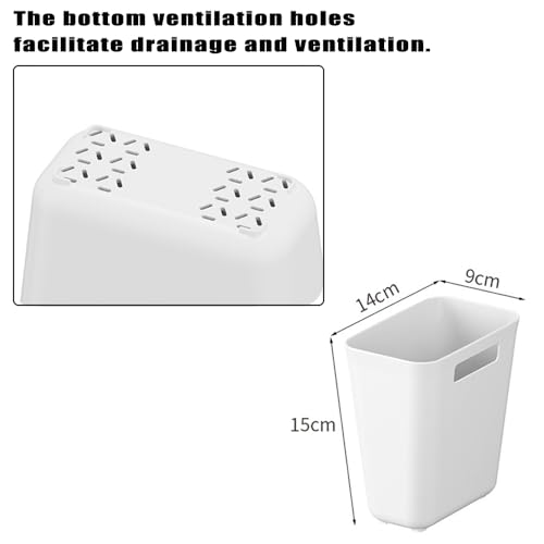 4Pcs Kitchen Cabinet Door Storage Bins, Wall Mount Organizer of Small Items, Basket for Wardrobe Bathroom Refrigerator Pantry Office - color: 4Bins