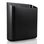 Picowe Magnetic Laundry Storage, Large Lint Holder Bin for Laundry Room, Space-Saving Trash Container Hanging on Dryer, Washer or Wall Mount Trash Bin (Black) - size: L - Black
