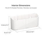 suptek Remote Control Holder Wall Mount，Hole-Free TV Remote Holder for 3 or 4 Remotes, White, Quantity 2, (S4W2) - color: White-2 Pack