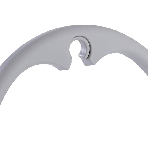Bath Bliss Molded Shower Caddy | Bathroom Storage | Hangs Over Shower Head | 6 Accessory Hooks | Holds Razors | Washcloths | Accessories | Suction Cup Stability | Grey