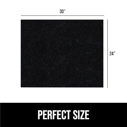 GORILLA GRIP LeakGuard Non-Adhesive Under Sink Mat for Kitchen Cabinet, Waterproof Quick Dry Shelf Liner, Durable Absorbent Felt Mats for Bathroom Sinks, Cabinets, Dresser, Easy to Trim, 24x30 Black - color: Black, size: 24"W x 30"L