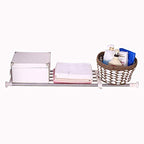 Hershii Expandable Closet Tension Shelf Rod Adjustable Storage Rack Heavy Duty DIY Organizer Divider for Wardrobe Cupboard Kitchen Bathroom - size: 50-80cm/19.68-31.49inches
