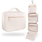 VANDEL Waterproof Hanging Toiletry Bag [TSA-Approved] Hanging Makeup Organizer Bag, Cosmetic Travel Bags for Women, Makeup Case Toiletries Organizer Hygiene Bathroom Shower Caddy - Sand - color: Sand