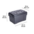 Plano Storage Trunks - color: Smoke, style: Small - 1 pack