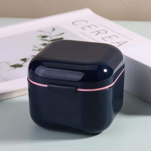 SUTOKAKA 1Pc Plastic Nail Tool Sterilizer Box Nail Drill Bits Cleaning Box Polishing Tools Soaking Tray Manicure Pedicure Storage Container Case - Black - color: Black