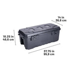 Plano Storage Trunks - color: Blaze Orange, style: Large - 1 pack