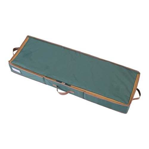 Sattiyrch Wrapping Paper Storage,600D Canvas Gift Wrap Paper Holder,Holds up to 20 Rolls,42W x 14D x 5H (Green) - color: Green