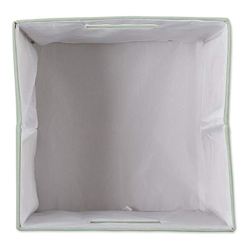 DII Collapsible Polyester Storage Cube, Solid, Lightweight and Durable, Small Square, 11x11x11, Mint - color: Mint, size: Small Square, 11x11x11"