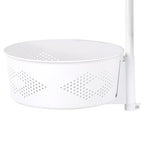 4 Tier Rotating Storage Shelf with Lockable Casters, Circular Rotating Basket Large Storage Rack with 360° Wheels 180° Rotating Multi-Layer Kitchen Storage Shelf (4 Tier) - size: 4 Tier