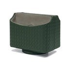 UnionBasic Rotating Desk Organizer, 360 Desk Spinning Caddy, Desktop TV Guide/Mail/Media/Remote Controller Holder Organizer, Woven Green - color: Woven Green