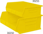 Akro-Mils 30250 AkroBins Plastic Storage Bins, Space-Saving Stackable Bins for Garage, Pantry, Craft Organization, 15" x 16" x 7", Yellow, 6-Pack - color: Yellow