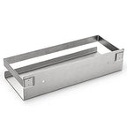OwnMy 10 Inch Bathroom Shower Shelf Stainless Steel Bath Kitchen Basket Shower Caddy Rack, Rust Proof Metal Bathroom Storage Floating Shelves Wall Mounted Shower Corner Rectangular Shelf (Silver)