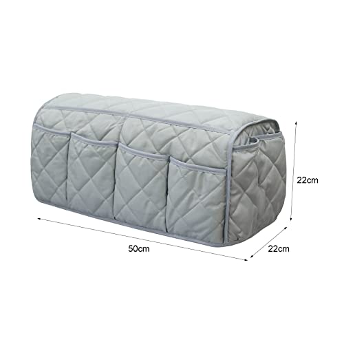 ITODA Sofa Armrest Organizer Armchair Caddy Home Hanging Recliner Sorting Waterproof Holder with 14 Pockets TV Remote Control Holder Storage Bag for Magazine, Phone, Books