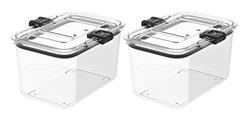 Prepara Latchlok 7.8 Cup Tritan Food Storage Container, Set of 2, Clear - size: 7.8 cup