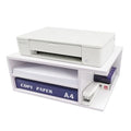 SONGWAY Printer Stand with Storage for Desk - Desktop Printer Shelf, Monitor Stand Riser, Desk Paper Storage Organizer for Home Office