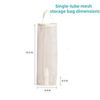 Hanging sock storage bag，hanging closet organizer，plastic bag holder，Sock Underwear Organizer Wall Mount Multifunctional Bag Saver Kitchen Storage Holder for Storing Socks Ties Plastic Bag (2Pcs) - size: Standard
