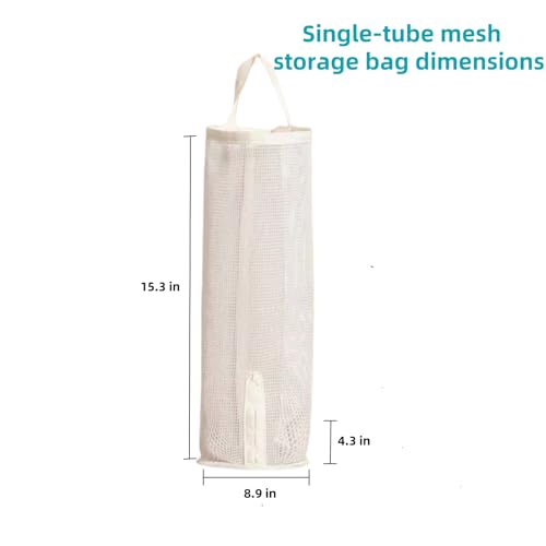 Hanging sock storage bag，hanging closet organizer，plastic bag holder，Sock Underwear Organizer Wall Mount Multifunctional Bag Saver Kitchen Storage Holder for Storing Socks Ties Plastic Bag (2Pcs) - size: Standard
