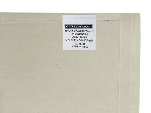 COTTON CRAFT Large Laundry Bag Backpack - 2 Pack Heavy Duty Durable Canvas Drawstring Closure Laundry Bag - Washable Utility Sack, College Dorm Hamper, Travel Laundry Organizer -18x24 inches - Natural - size: Backpack / 2 Pack