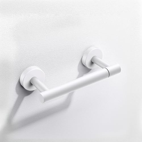 Day Moon™ - Toilet Paper Holder - Modern Roll Holder for Bathroom - 1 Pack - Wall Mount - Classic, White - color: White, size: Classic 1 Pack
