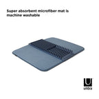 Umbra Udry Drying Mat - color: Denim, style: Basic Rack