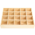 Underwear Storage Box with 20 Compartments Stackable Drawer Organizer for Socks Panties Bras and Small Clothing Accessories Space-Saving Sundries Container for Closet and Home