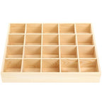 Underwear Storage Box with 20 Compartments Stackable Drawer Organizer for Socks Panties Bras and Small Clothing Accessories Space-Saving Sundries Container for Closet and Home