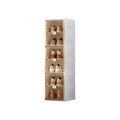 ANTBOX Shoe Organizer Storage Box, Portable Folding Shoe Rack for Closet with Magnetic Clear Door,Large Sneaker Cabinet Bins Sturdy Easy Assembly 6 Layers-6 Grids - size: 6 Layers-6 Grids