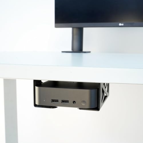 Under Desk Laptop/Mini PC Storage Mount,CPU Holder,Compatible with Dell OptiPlex,Mac Book,Mac mini and More.