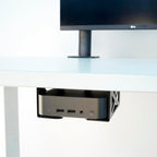 Under Desk Laptop/Mini PC Storage Mount,CPU Holder,Compatible with Dell OptiPlex,Mac Book,Mac mini and More.