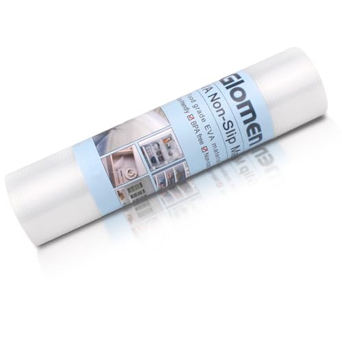 Shelf Liner, Non-Slip Cabinet Liner, Washable Oil-Proof for Kitchen Cabinet, Shelves, Refrigerator, Storage, Desks, 16 Inches x 20 FT, Non Adhesive Drawers Liner… (16 Inches x 20 FT) - size: 16"W x 240"L