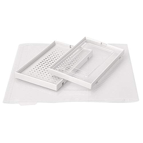 OnDisplay Clik Stackable Interlocking Shoe Box System (Standard Clear/White, Set of 2) - color: Standard Clear/White, size: Set of 2